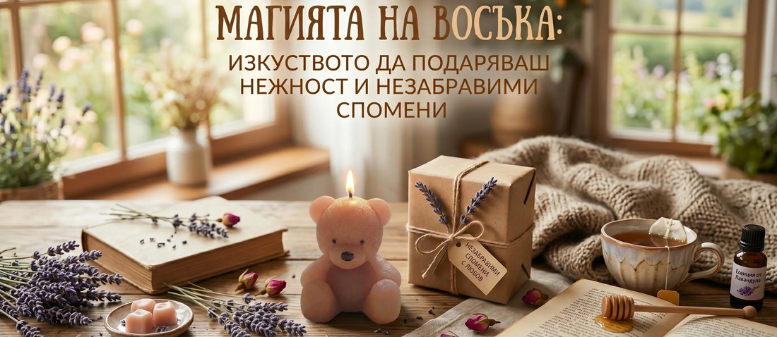 Магията на восъка: Изкуството да подаряваш нежност и незабравими спомени